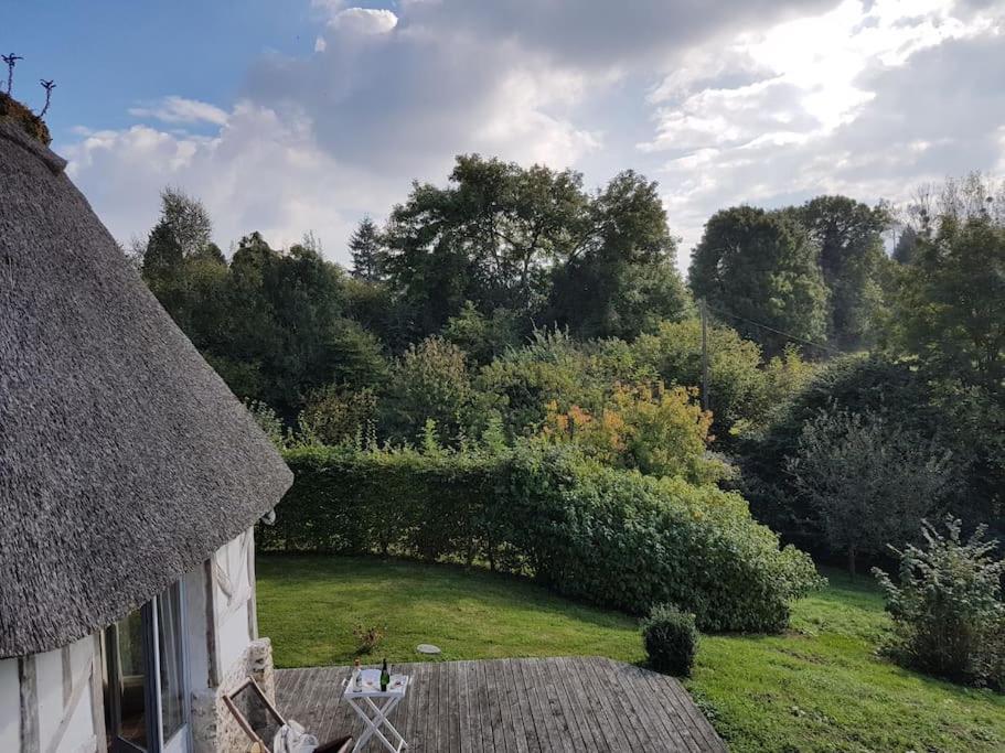 Chaumière aux portes d'Honfleur Manneville-la-Raoult Extérieur photo